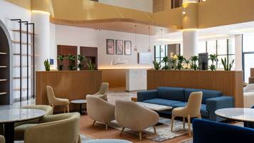 Sitteområde i lobbyen