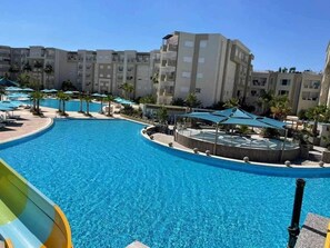 Apartment, 3 Bedrooms, Accessible, Smoking | Pool - Seasonal Rental - Apartment in the Skanes Area (Sousse)