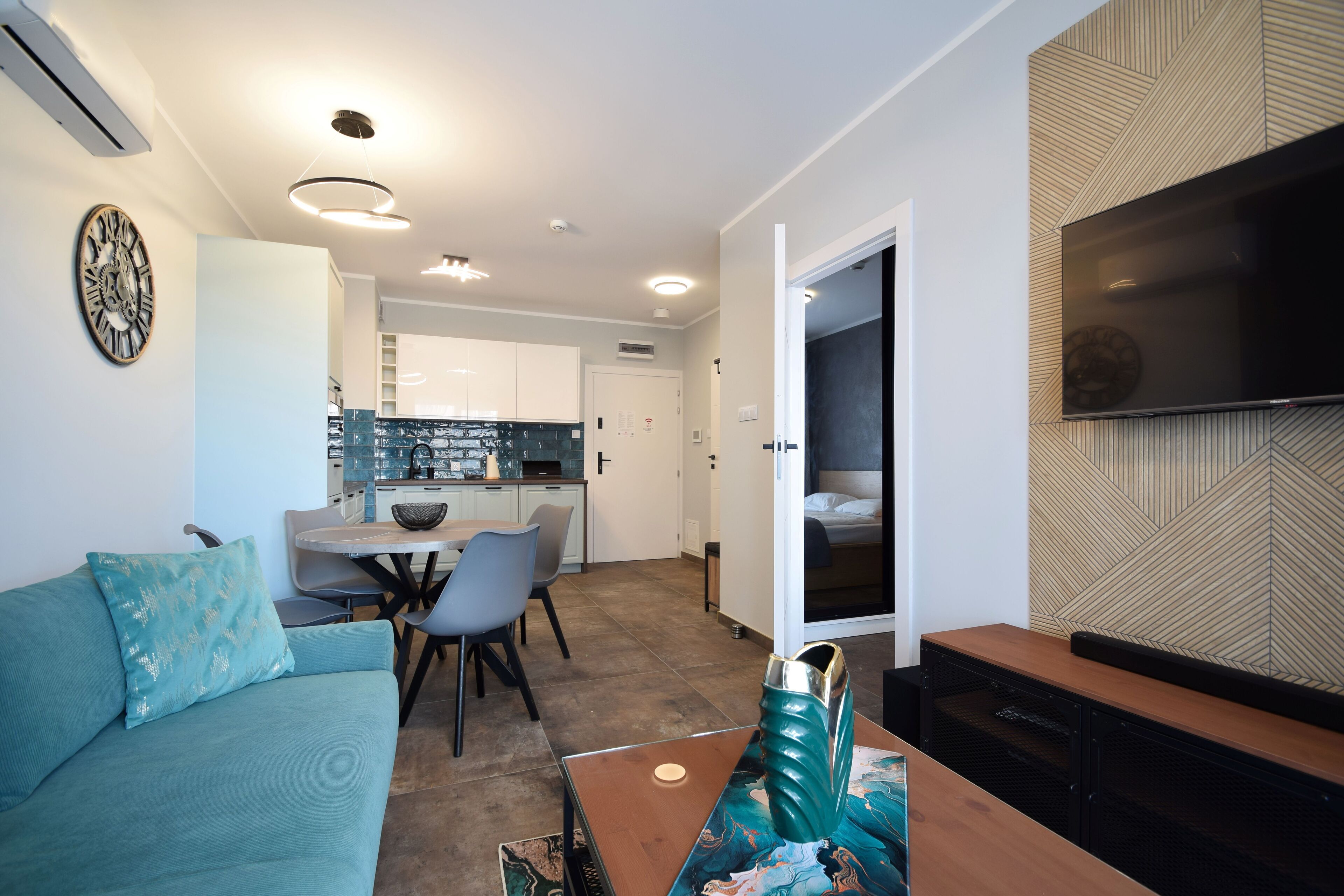 Comfort-Apartment, Balkon | Wohnzimmer