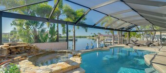 Dock & Pool: Canal-front Cape Coral Oasis!