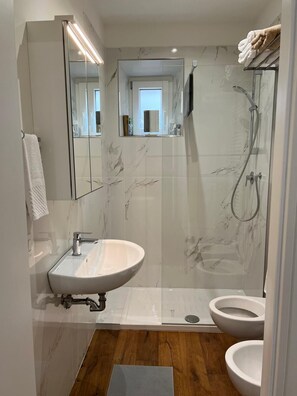 Regadera, amenidades de baño gratuitas, secadora de cabello, bidet 