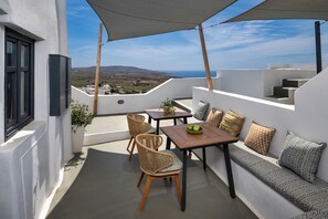 Vila, balkon, pemandangan laut | Teras/patio