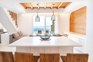 Villa, 3 Bedrooms, Private Pool, Sea View | In-room safe, blackout drapes, soundproofing, iron/ironing board