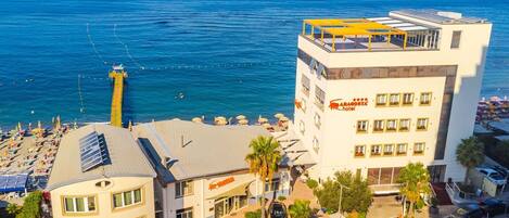 Majoituspaikan julkisivu