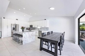 House, 3 Bedrooms, Accessible, Private Pool | Dining room - Oceanfront Retreat in Fort Myers - 3 Bedrooms, Private Pool (Fort Myers)