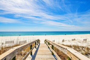 On the beach - The Bucket List - Beachfront Getaway in Orange Beach, Pool, Hot tub (Orange Beach)