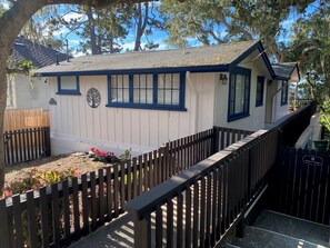Family Cottage, Partial Ocean View | Property grounds - Carmel Dolores Cottages (Carmel)