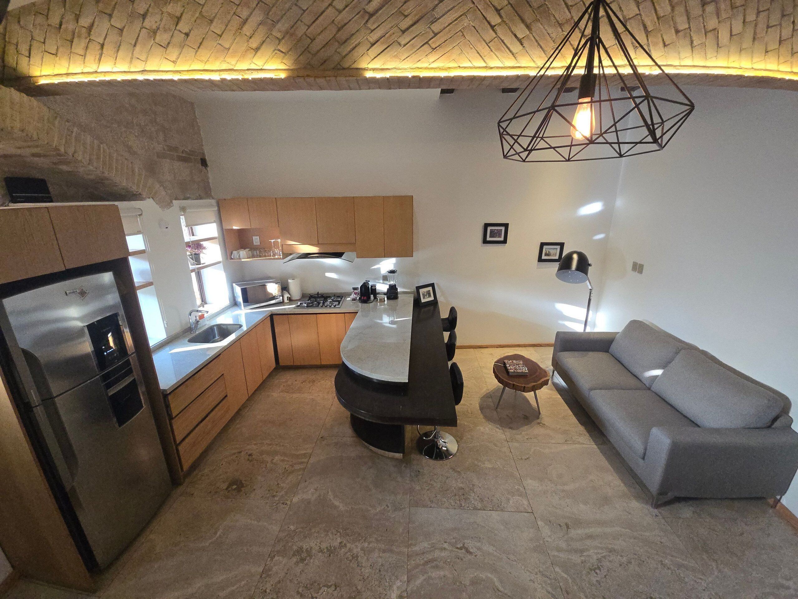Departamento Premium | Cocina privada | Toallas de papel 