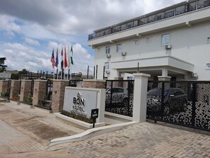 Façade de l’hébergement