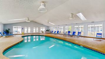 Indoor pool, a heated pool