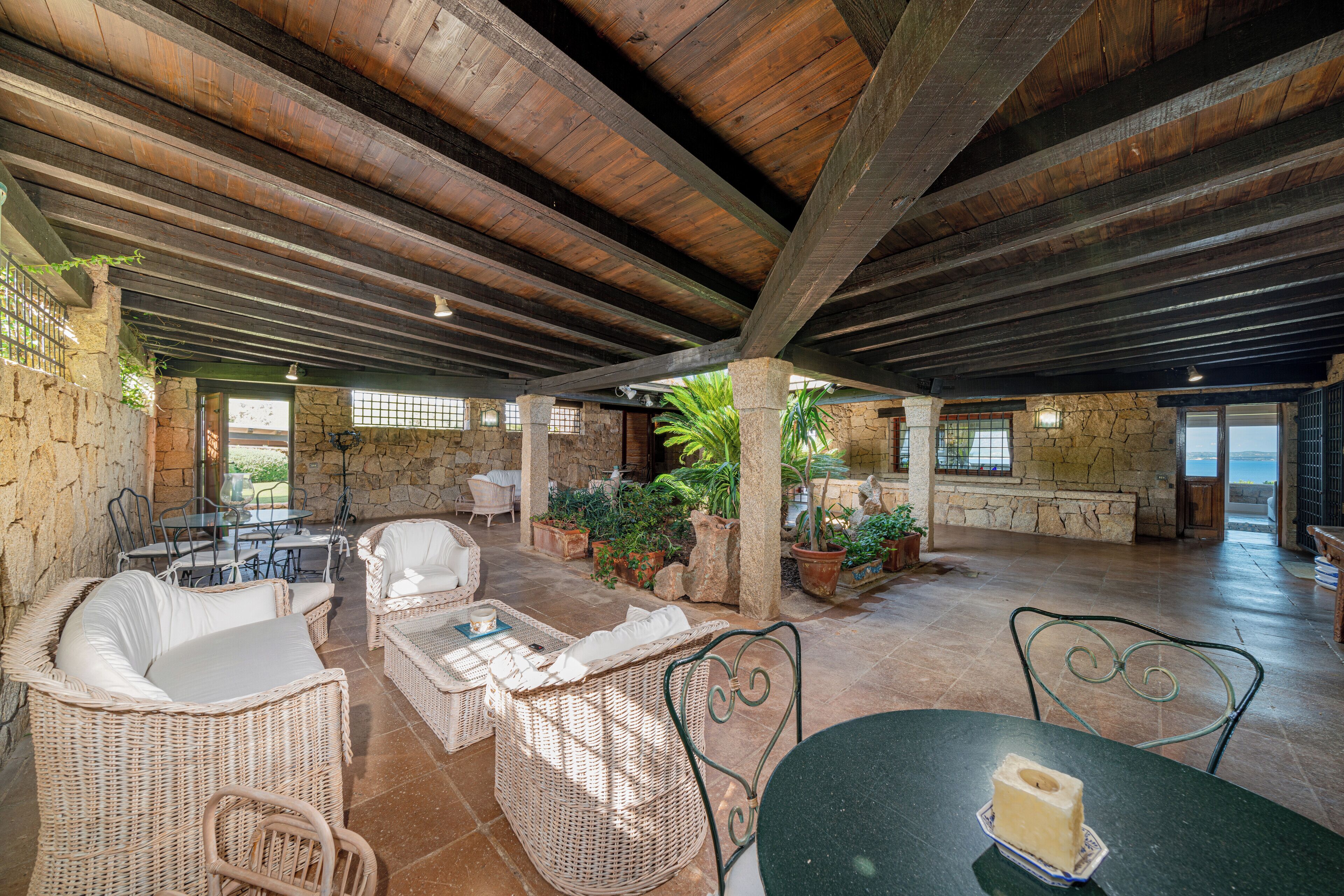 Villa Classique, vue partielle sur la mer | Terrasse/Patio