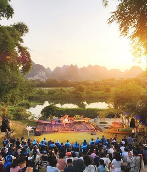 Espace de banquet Ă lâextĂ©rieur