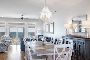 Dining - Oasis By the Sea - Oceanfront, 5 BRs, 4.5 BAs, Private Pool and Hot Tub (Atlantic Beach)