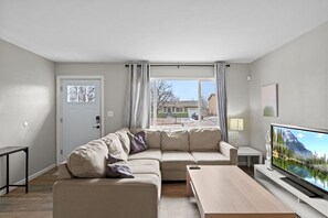 TV - Family-Friendly Colorado Springs Retreat | Hot Tub, Fire Pit & Spacious Yard (Colorado Springs)