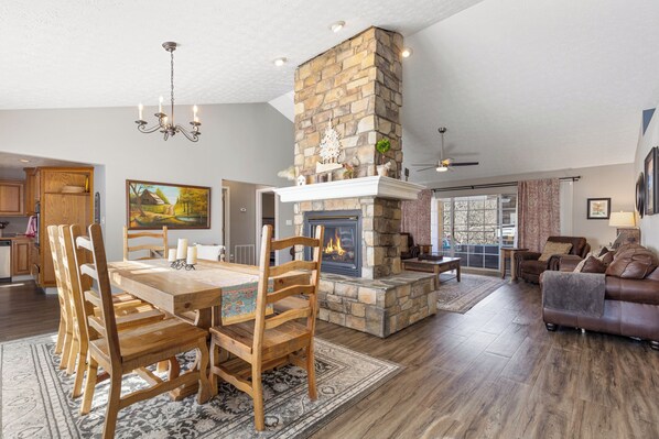 Signature House, Balcony, Mountain View | Living room | 70-inch Smart TV with digital channels, video-game console, table tennis - A Dolly Good Time (Sevierville)