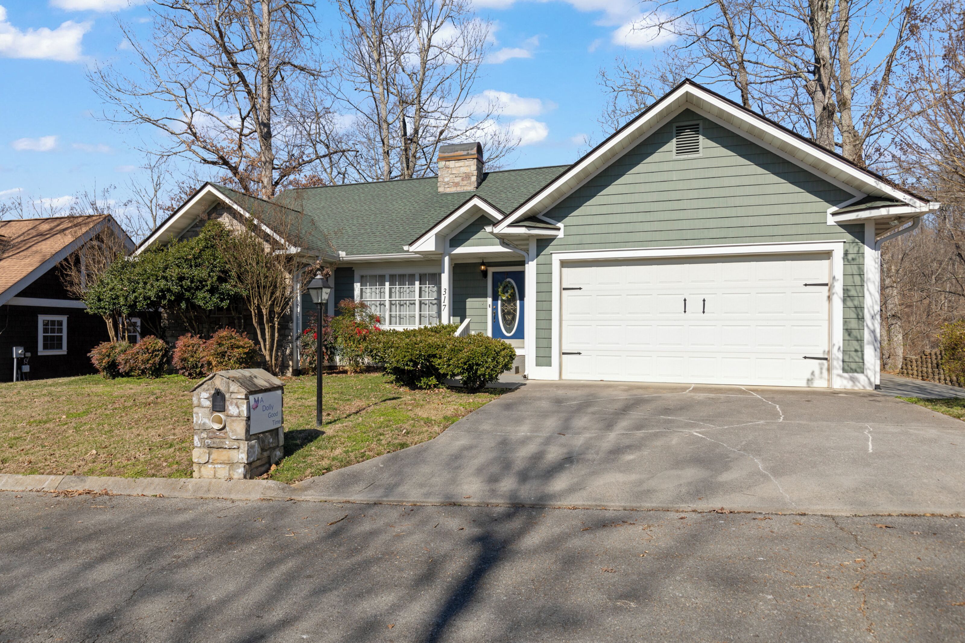 Overnatningsstedets facade