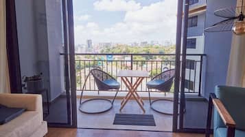 Superior Apartment, 2 Bedrooms, Balcony, City View | Balcony