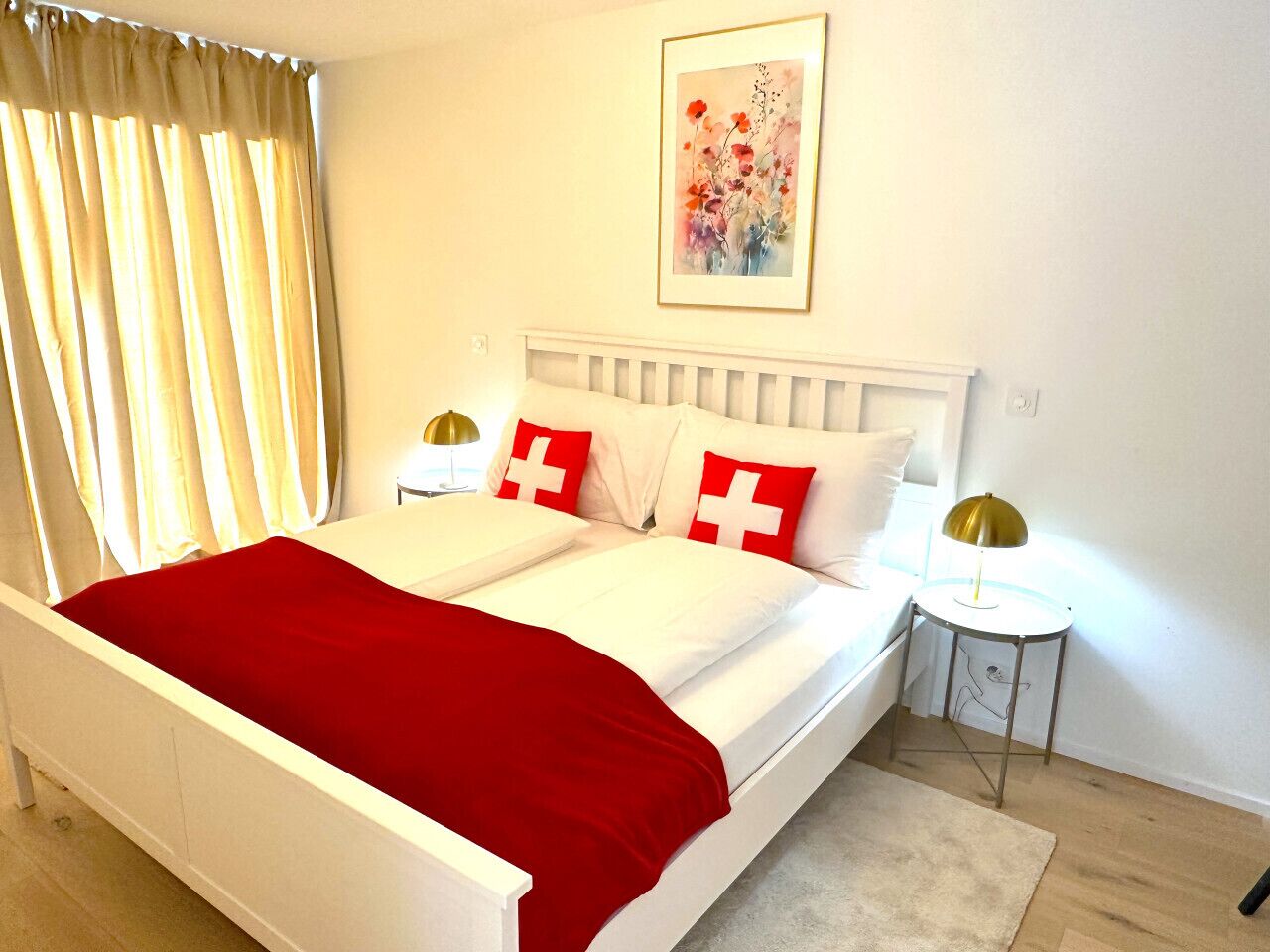 2 Schlafzimmer, Schreibtisch, Reisekinderbett, kostenloses WLAN