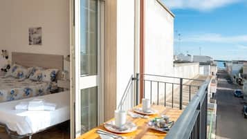 Chambre, 1 chambre, fumeur, patio | Balcon