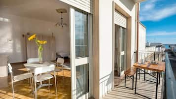 Chambre, 1 chambre, fumeur, patio | Balcon