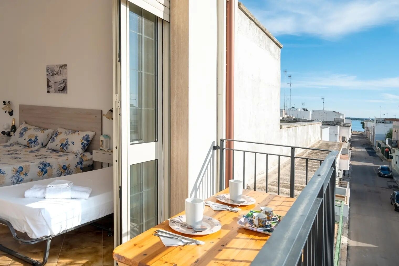 Rom, 1 soverom, røyk, terrasse | Balkong