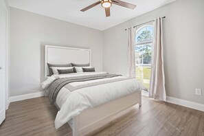 4 多间卧室、WiFi、床单