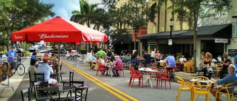 Udendørs spisemuligheder