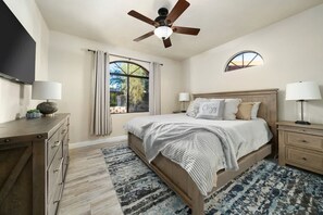 3 dormitorios, tabla de planchar con plancha, wifi gratis y ropa de cama