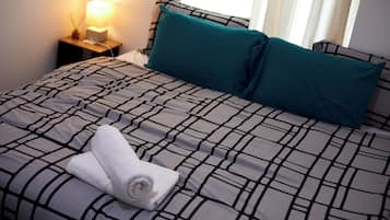 2 soverom, strykejern/-brett, wi-fi og sengetøy