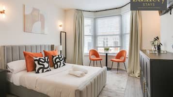 1 bedroom, iron/ironing board, travel crib, free WiFi