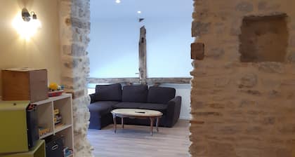 Maison en pierre tout confort 180m2 Ă  la campagne entre lacs et montagnes