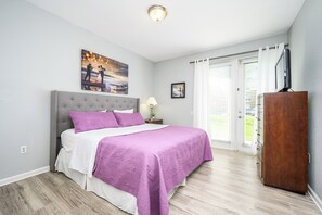 3 bedrooms, iron/ironing board, travel cot, WiFi