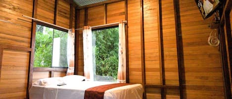 Bungalow, balkon, uitzicht op tuin | 2 slaapkamers