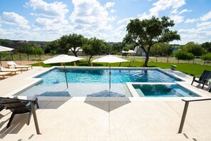 Una piscina riscaldata