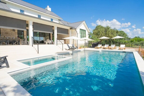 Una piscina climatizada