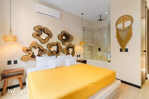 Condo, 1 King Bed with Sofa bed, Pool Access, Pool View (Alab Ool PB3) - Boho Chic Style Cozy Great Located Roof Pool (Tulum)