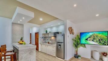 Villa, Multiple Beds, Pool Access, Pool View (Navio Tulum Edificio) | Private kitchen | Coffee/tea maker