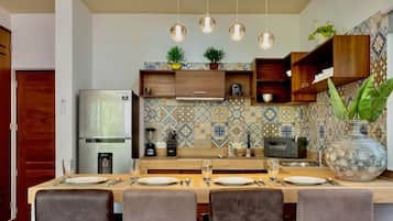 Villa, Multiple Beds, Pool Access, Garden View (Navio Tulum 1) | Private kitchen | Coffee/tea maker