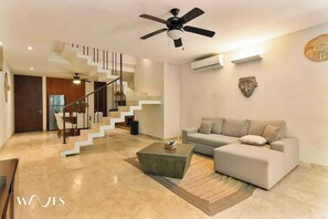 Condo, Multiple Beds, Pool Access, Pool View (Bajo Cielo 101) | Living area