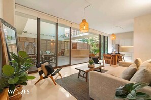 Condo, Multiple Beds, Pool Access, Garden View (Amelia 208) | View from room - 2 Br. With Stunning Private Pool in Aldea Zama (Tulum)