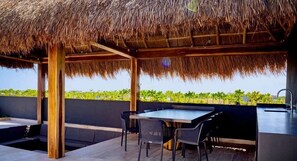 Outdoor dining - Studio Private Pool Natural Lighted Boho Chic (Tulum)