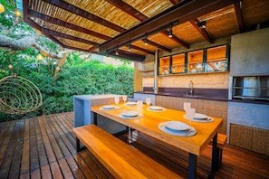 Deluxe huis | Buiten dineren