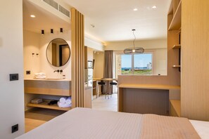 Superior Apartment | In-room safe, desk, laptop workspace, soundproofing - Thalassa Suites (Karpathos)