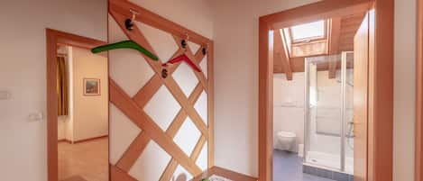 Shower, towels, soap