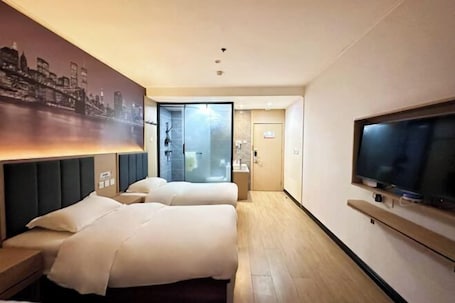 Habitación. Yichenglin Express Hotel (Beijing Nongda South Road Subway Station China Agricultural University)