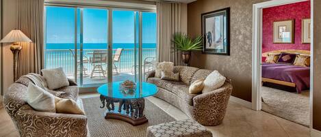 Appart'hôtel, plusieurs lits (Empress 803) | Coin séjour