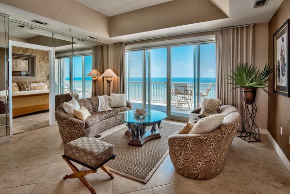 Condo, Multiple Beds (Empress 803) | Living area - Empress 803 (Miramar Beach)