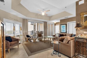 Condo, Multiple Beds (Empress 803) | Living area - Empress 803 (Miramar Beach)