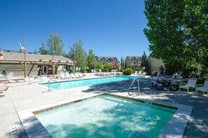 Una piscina riscaldata