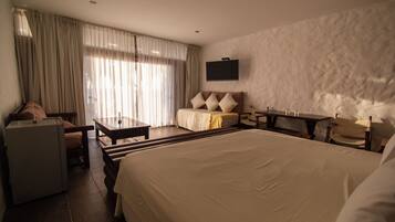 Suite, Balcony, Beach View | 1 bedroom, minibar, in-room safe, laptop workspace